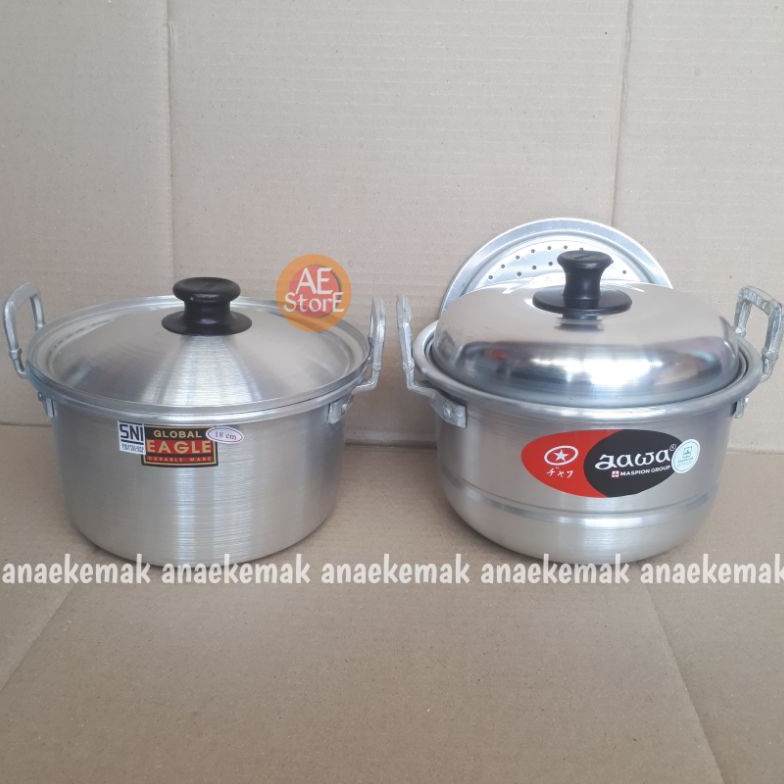 Kejar Promo Panci  Dandang KECIL  MINI kukus Jawa no 18 2 22 Maspion panci logam jawa  global eagle 