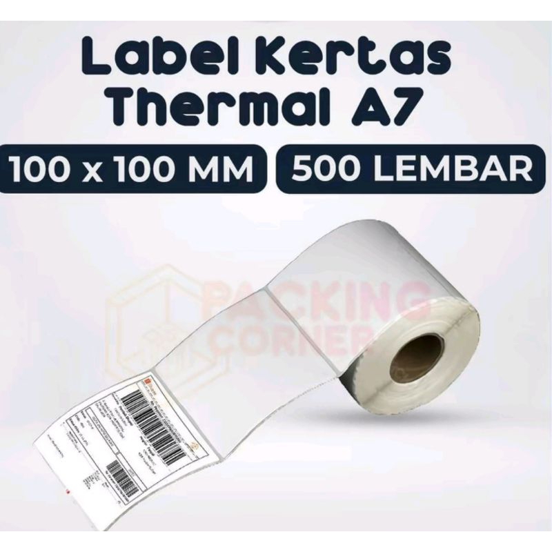 

Label barcode kertas sticker thermal resi olshop