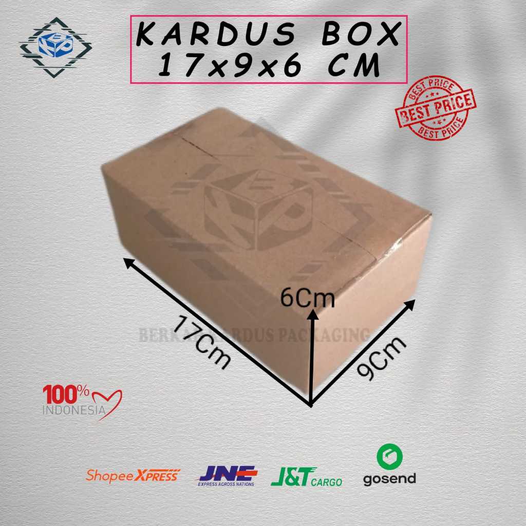 

Kardus box 17x9x6 cm single wall baru