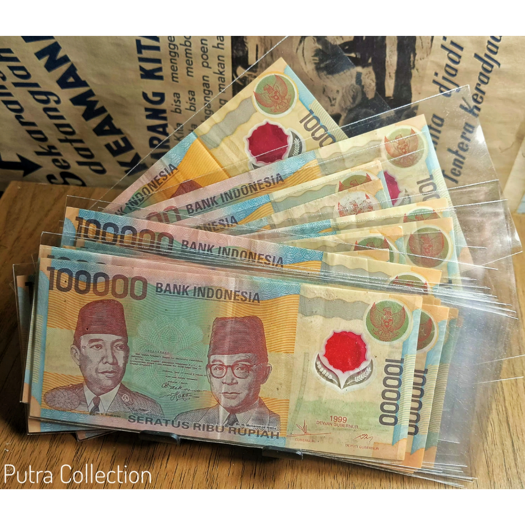 Uang 100.000 Polymer Tahun 1999