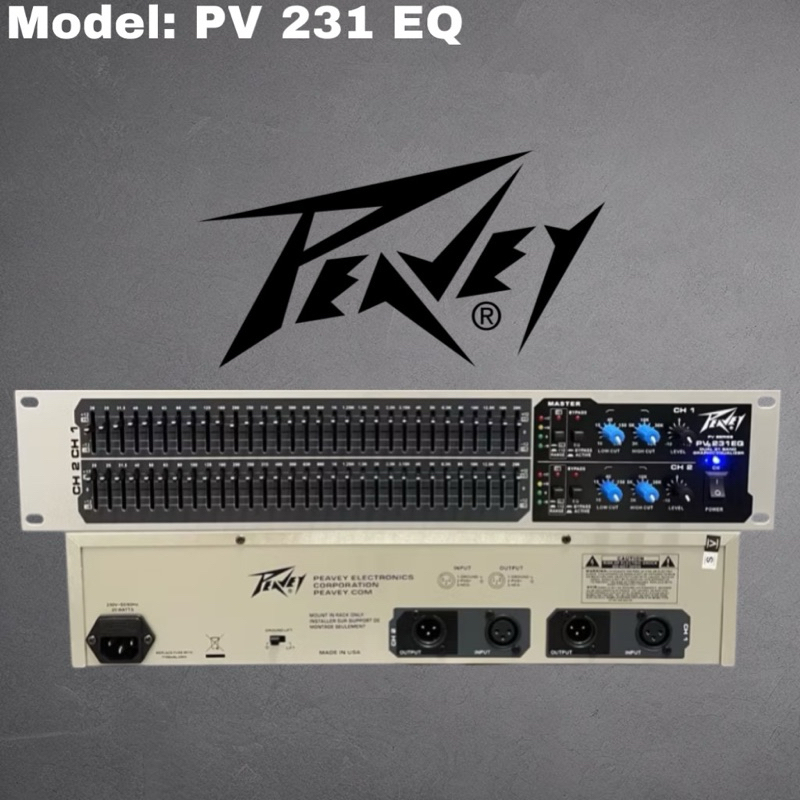 Equalizer Peavey PV 231 Grade A EQ Professional Audio Made In USA