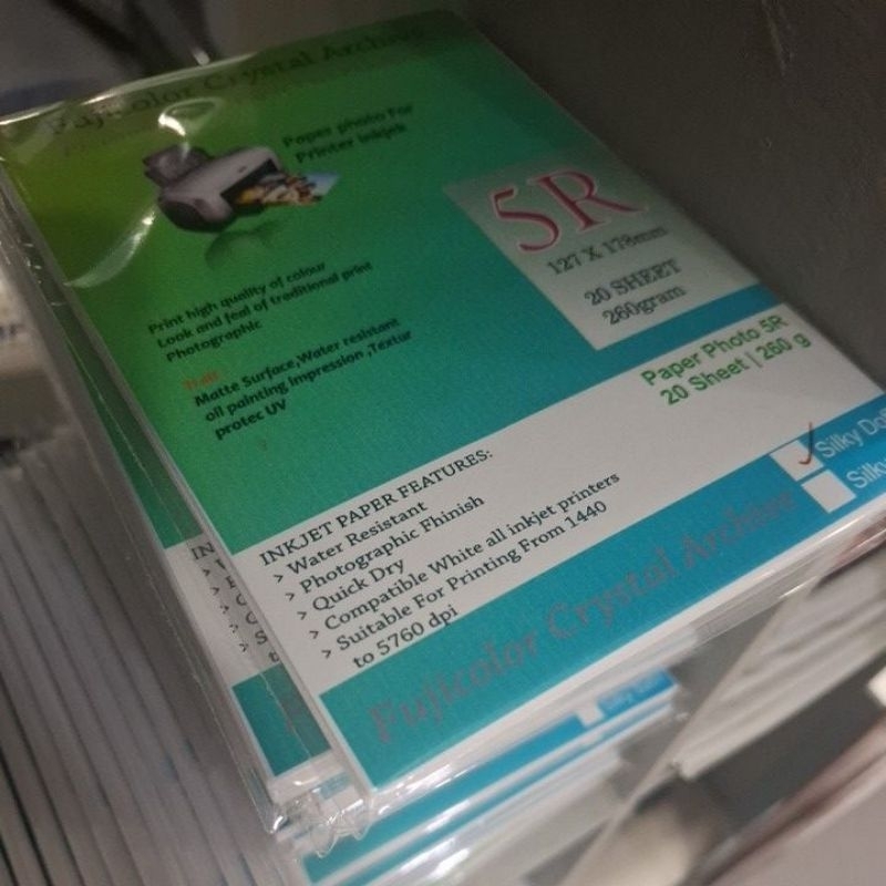 Kertas Foto Silky Doff 5R Fuji Film RB1