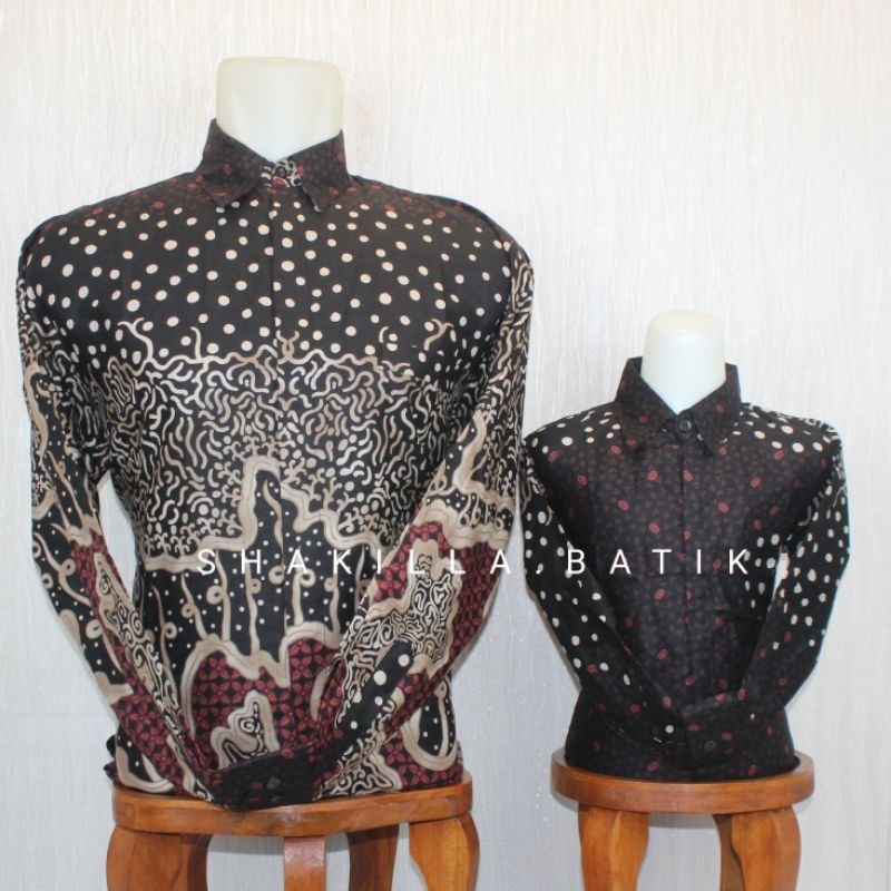 SH158.Kemeja Batik Pria Pasangan Ayah Anak Katun Premium