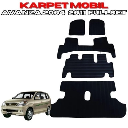 Karpet Mobil Avanza 2004 2011 fullset alas kaki matras karet mobil Avanza 2007 2008 2009 2010 2011 k