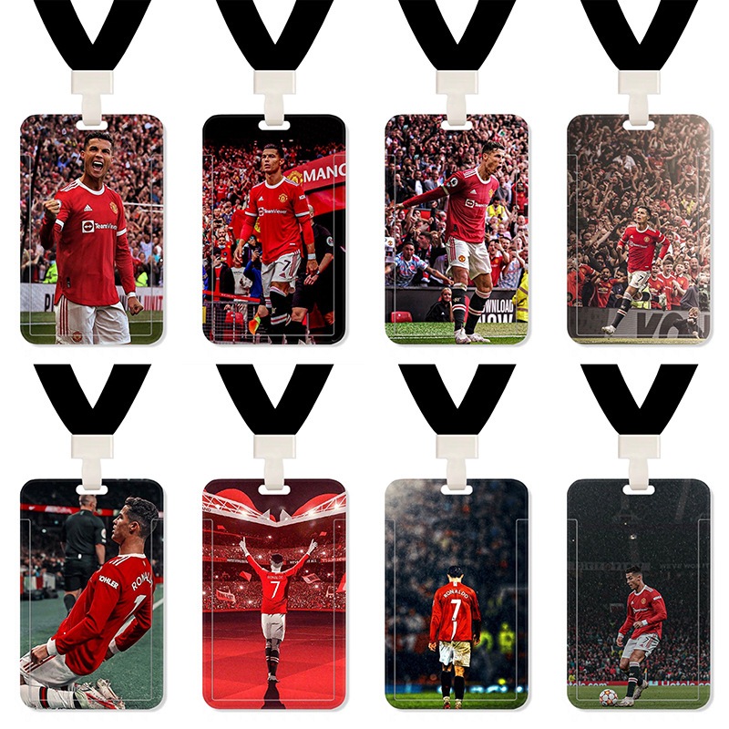 

ID Card Holder Motif Cristiano Ronaldo / Photocard Holder / Tali Gantung /Name Tag / Football/ Sepak Bola