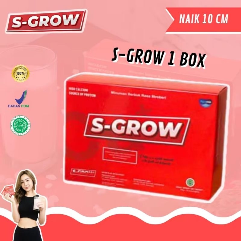 

Susu Peninggi Badan S-Grow 1 BOX (10 pcs) Peninggi Badan Ori Super Grow Up Susu Kalsium Penambah Tinggi Badan Tercepat Remaja Usia 15 - 30 Tahun Suplemen Peninggi Badan Cepat Dan Ampuh Dewasa Original Asli S-GROW