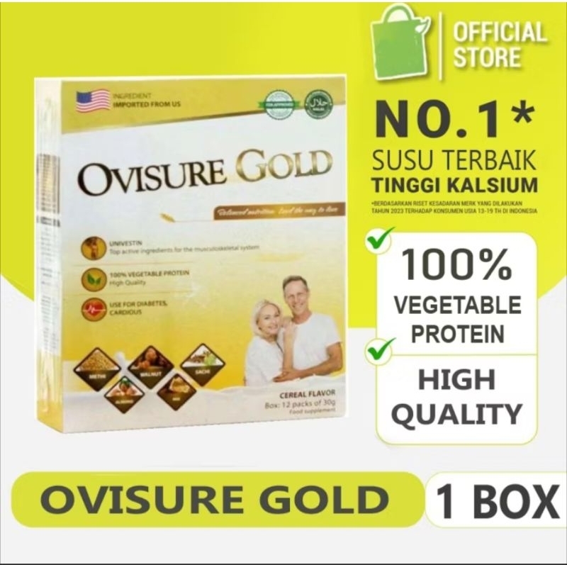 

Ovisure Gold Asli Susu Kesehatan Tulang Sendi Original100% 1box