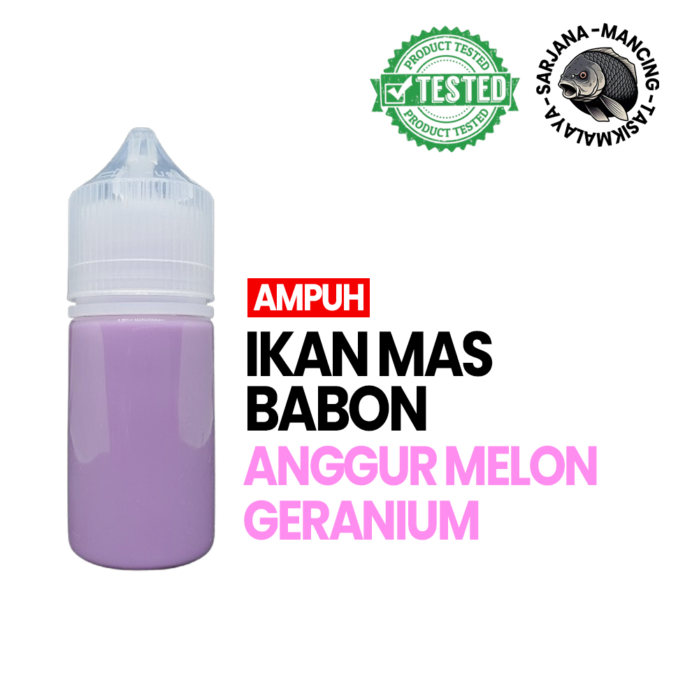 Essen Ikan Mas Babon Anggur Melon Geranium 30ml