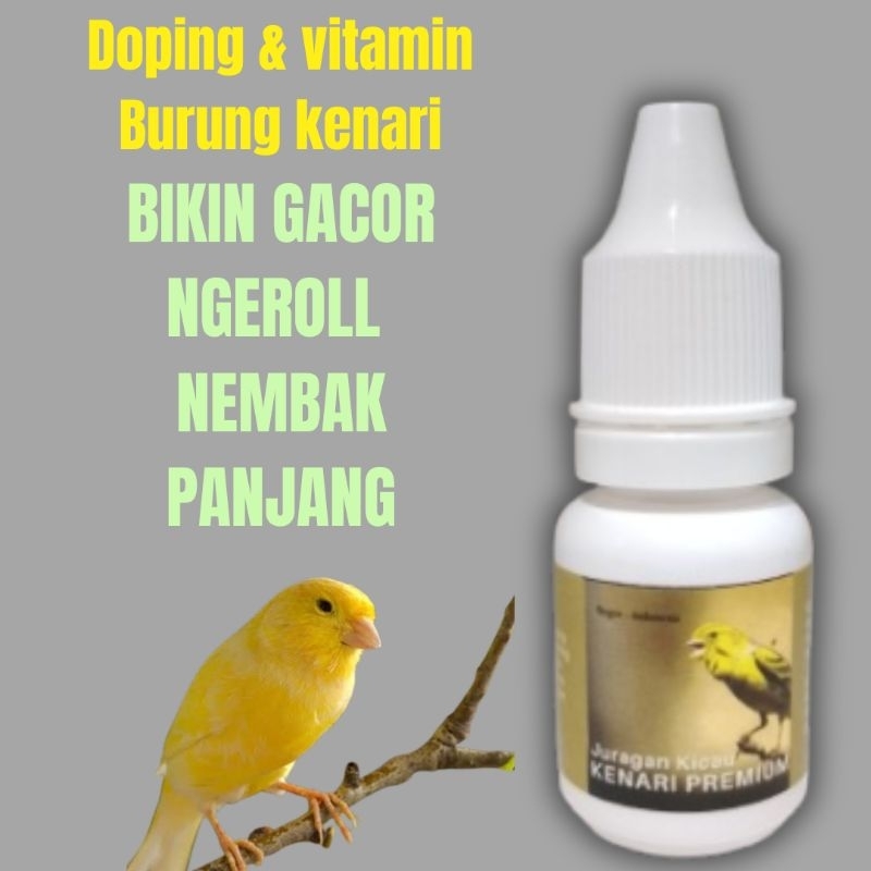 Doping Vitamin Burung Kenari Premium Harian Macet Bunyi Biar Cepat Gacor