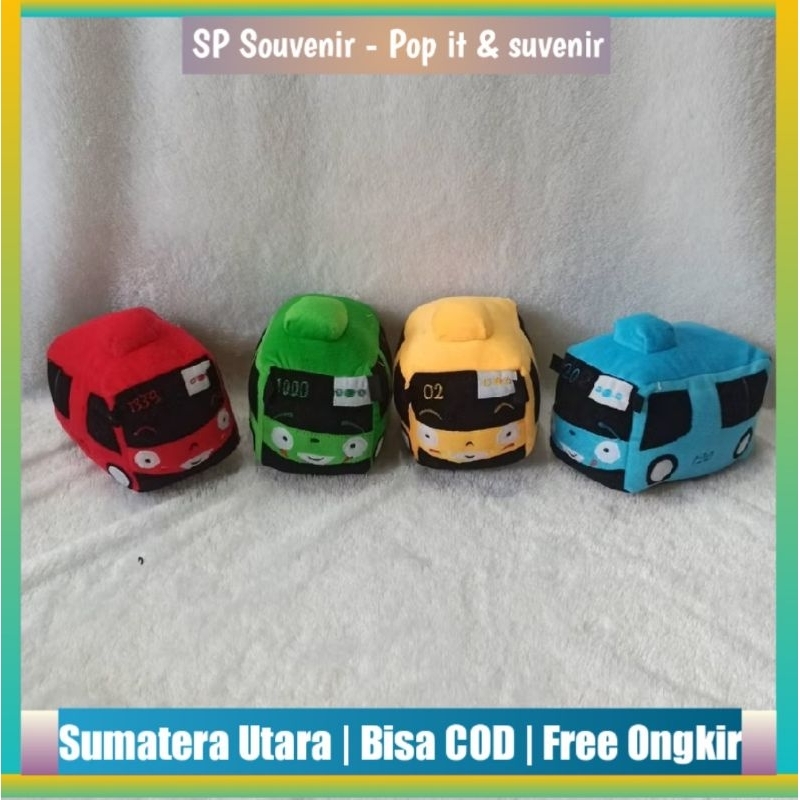 Boneka Mini Bus Hey Tayo | Boneka Mobil Bus Mini