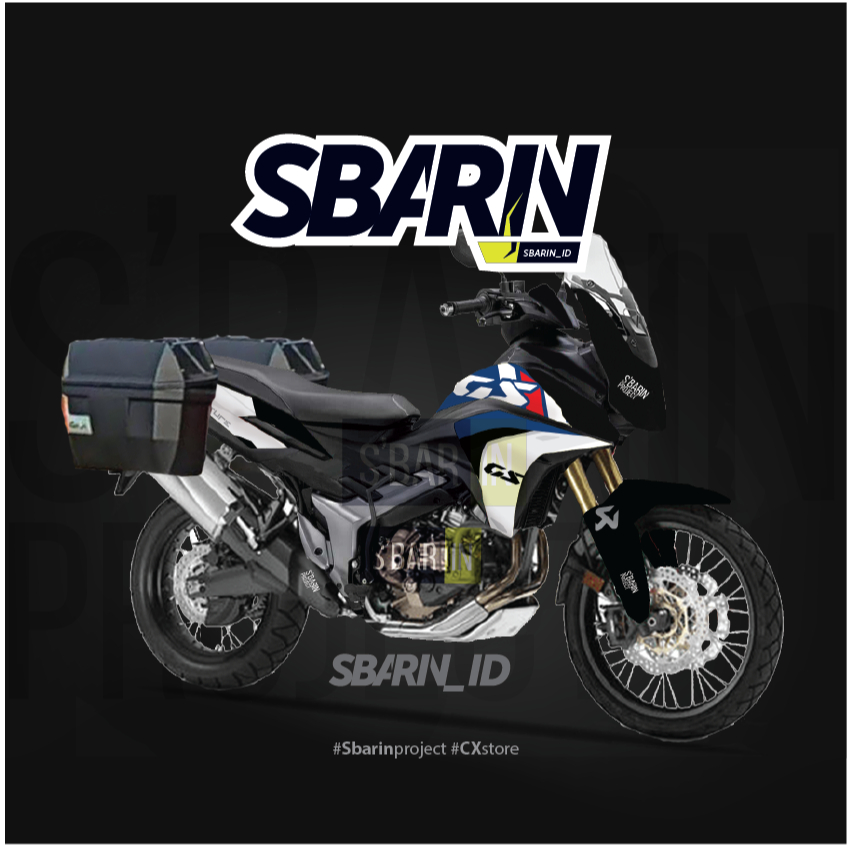 Decal Honda CS1 - BMW GS 2025 I Sbarin Project
