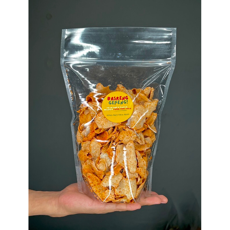 

Basreng Gepeng 250gr - Rasa Pedas Manis