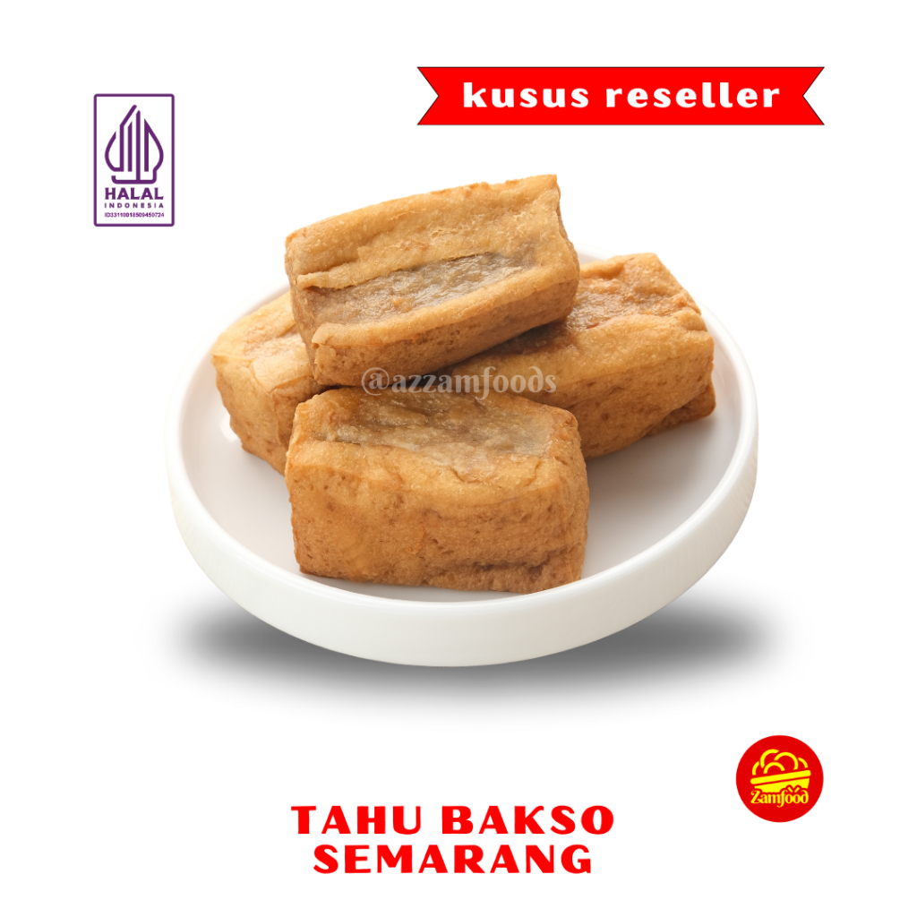

[ kusus reseller ] Tahu Bakso Semarang Original 10 pcs kemasan vacum halal tanpa pengawet