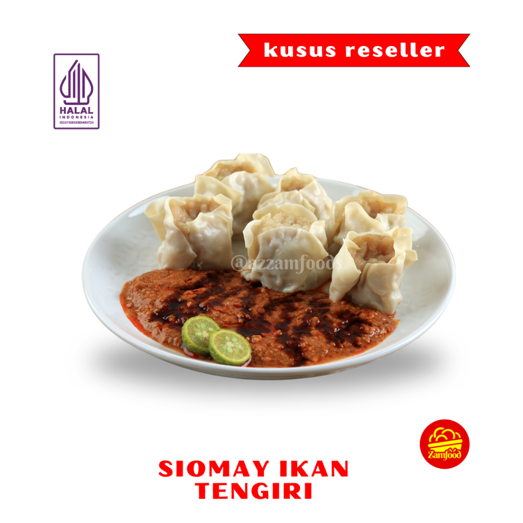 

[ kusus reseller ] Siomay Ikan Tengiri isi 8 halal tanpa pengawet