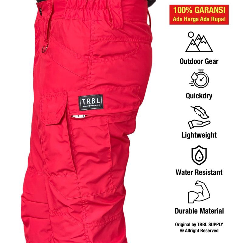 CELANA PDL TAKTIKAL GUNUNG MERAH PDI | CELANA TAKTIKAL PANJANG MERAH | RED PANTS TACTICAL