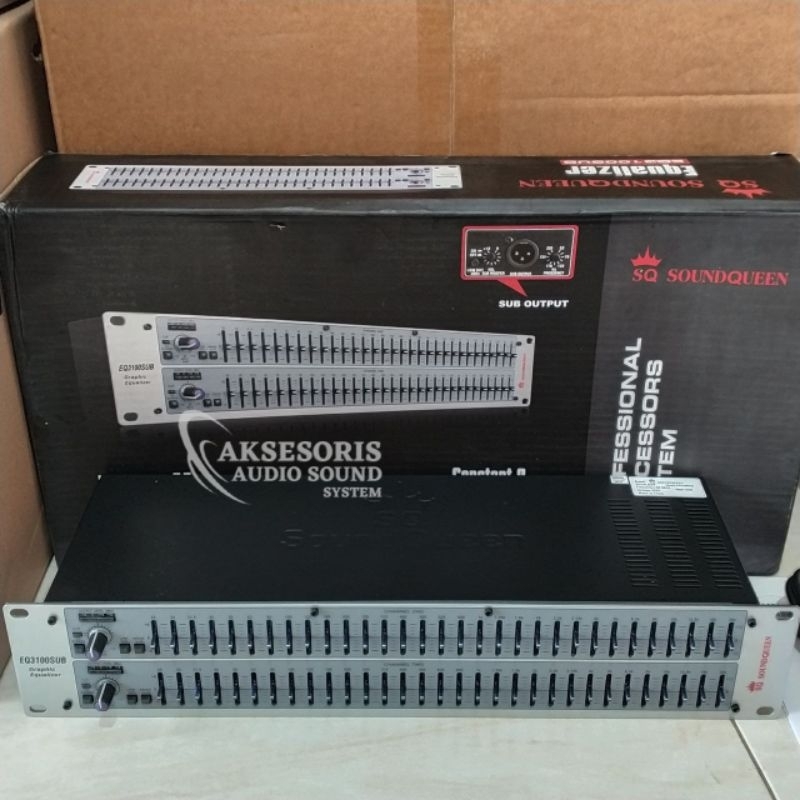 Equaliser Soundqueen 3100SUB Plus Subwoofer Kualitas Bagus