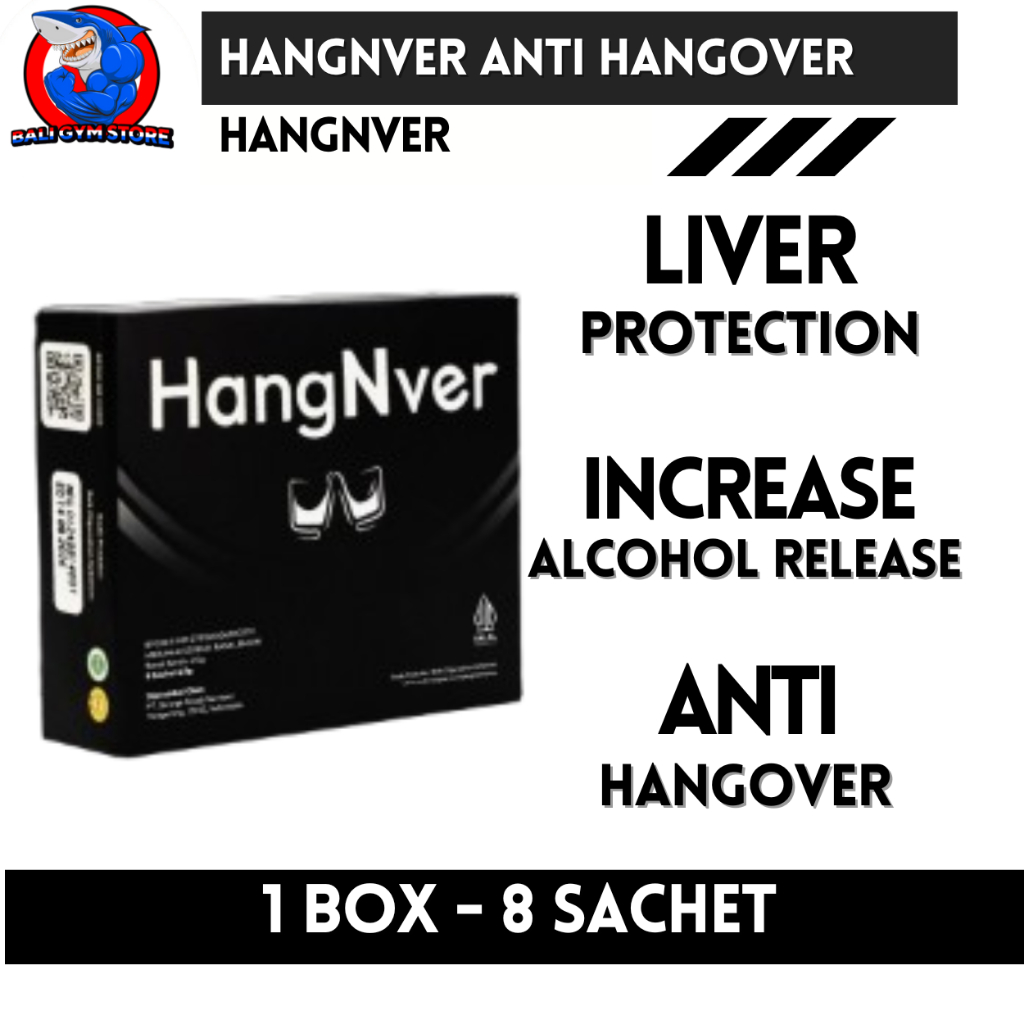 

Hangver Suplemen Anti Hangover 1 Box - 8 Sachet - Rasa Lemon