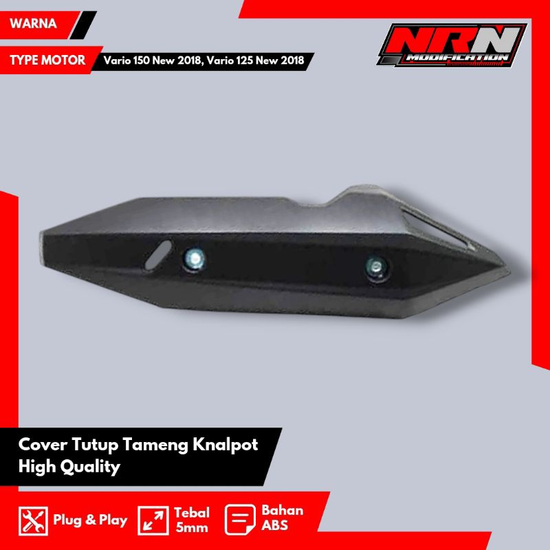 Cover Knalpot Vario 150 New 2018 Tameng Knalpot Vario 125 150 New Cover Knalpot Vario 150 New