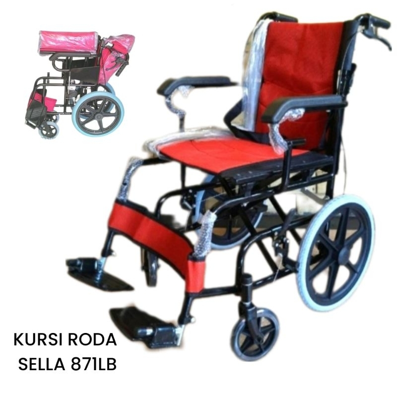 Kursi Roda Lipat Travelling Sellaco KY 871 LB Bahan Besi