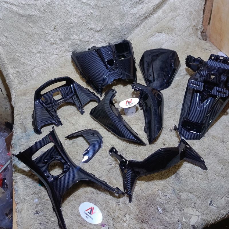 Full body Nmax New Original Yamaha Full Karbon Celup - Carbon WTP