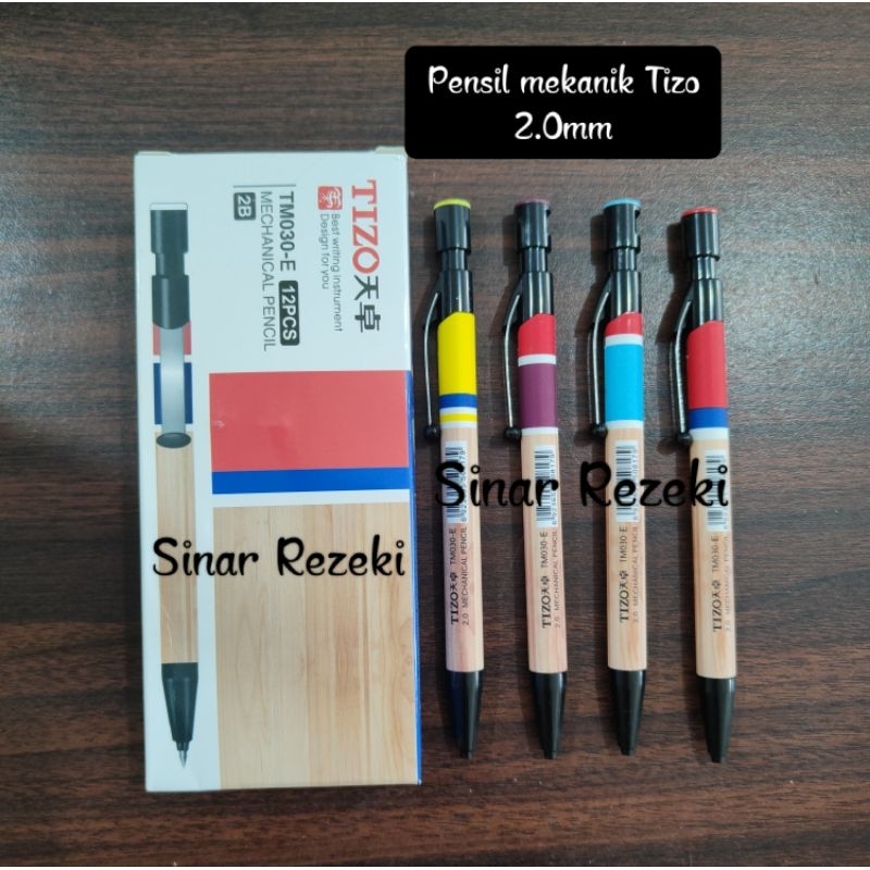

1 buah!!pensil mekanik Tizo 2.0mm/pensil isi besar