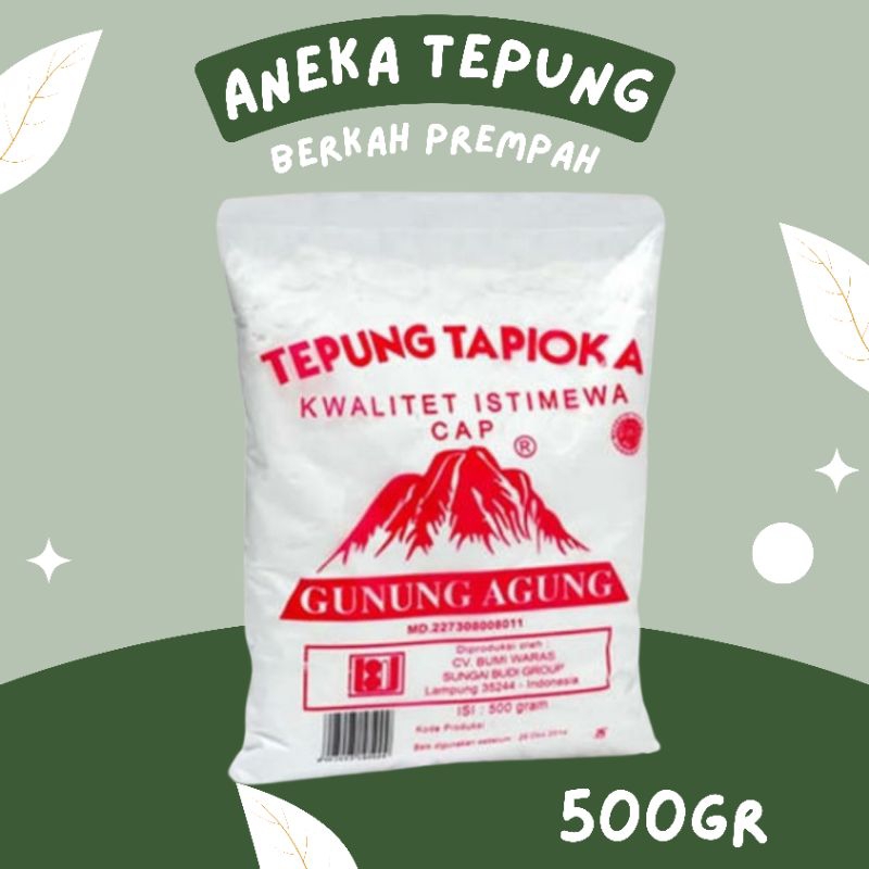 

Tepung tapioka cap gunung agung 500gr