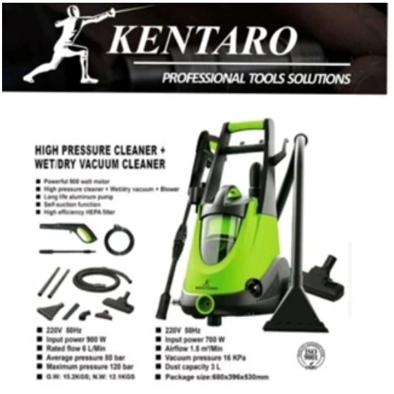 Jet cleaner + vacum 2in1 Kentaro Japan quality