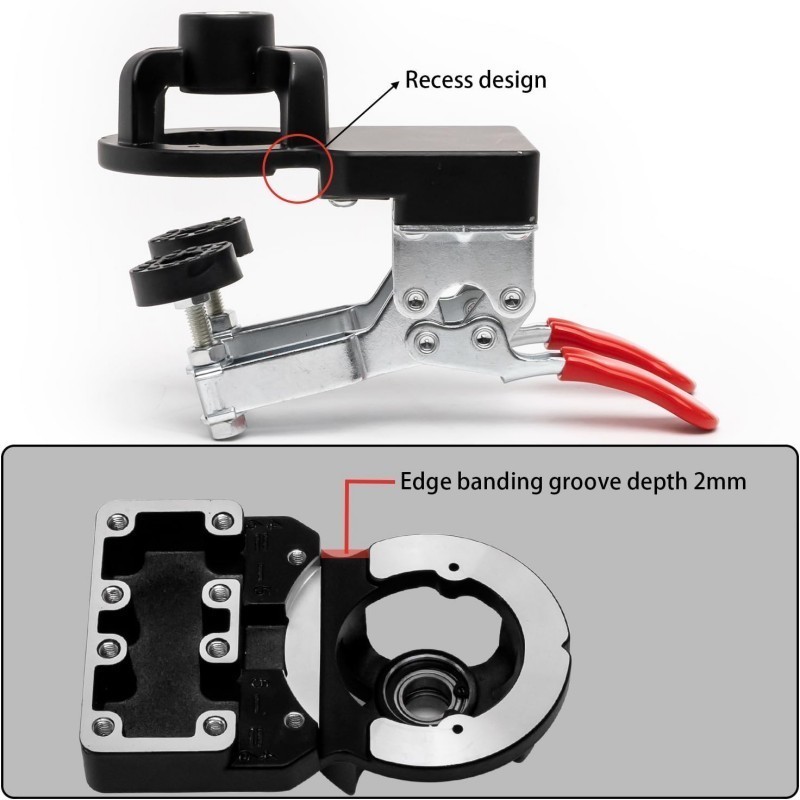 1set bor engsel sendok 35mm hole drill guide jig engsel sendok pelubang engsel sendok By ID-Celta