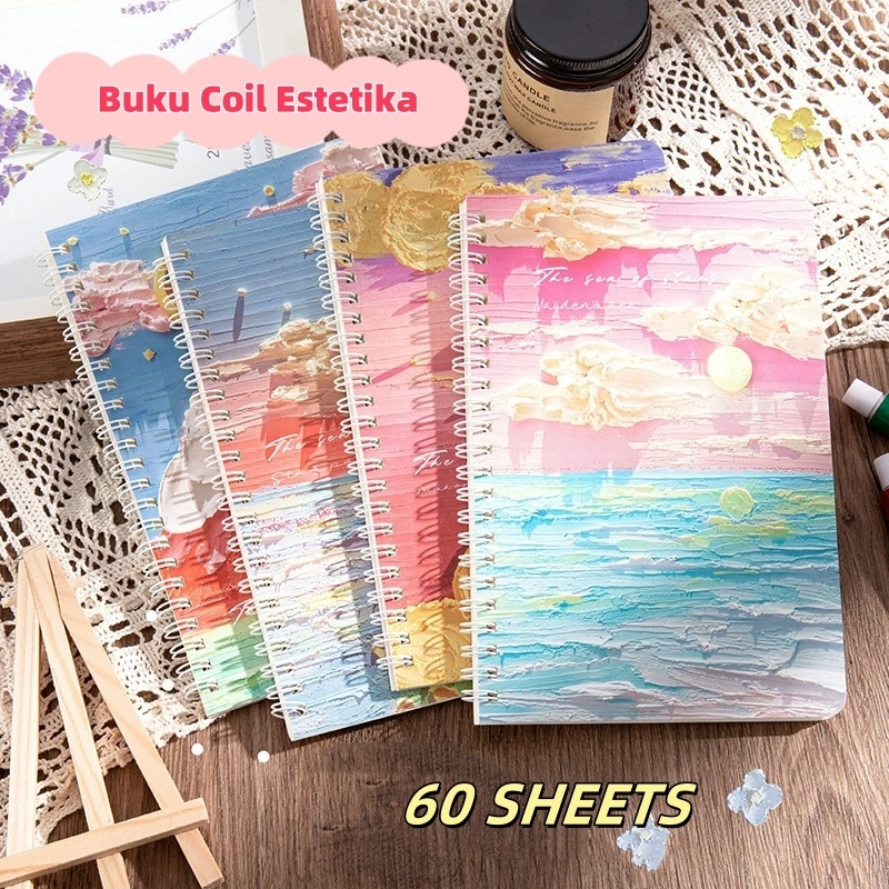 

A5 A7 Buku Tulis Sekolah Notebook Buku Diary Aesthetic Buku Jurnal Buku Catatan Buku Note Stiker Notebook Mini Spiral Catatan Kecil Isi 60 Lembar