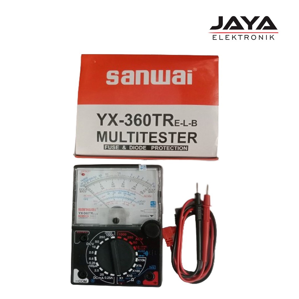 Multitester Multimeter Analog Manual SANWAI YX-360TR / Multi Tester Avometer Analog SANWAI