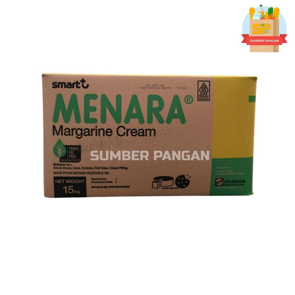 

MENTEGA MENARA KRIM 15kg | MARGARINE MENARA 15 kg