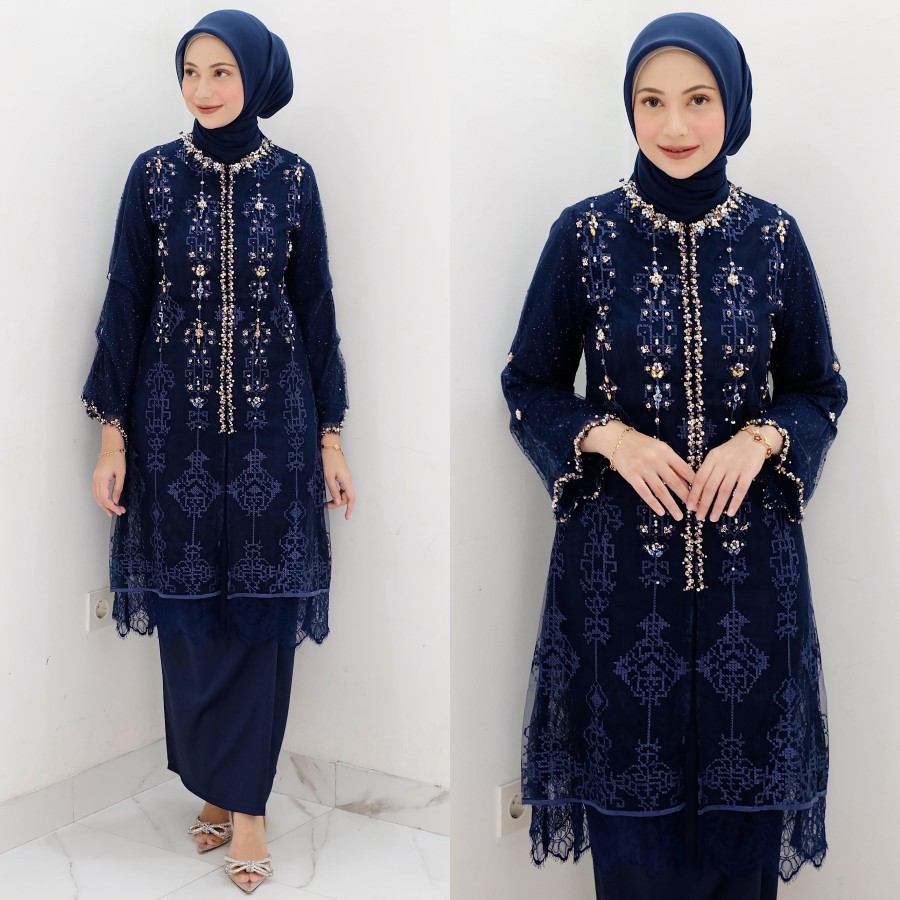 Ayana Series Outer Set Signature By Sarah The Label Navy Size M