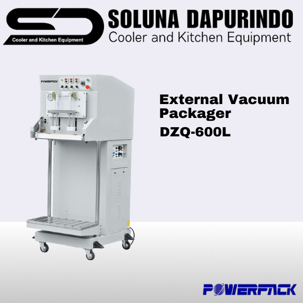POWERPACK External Vacuum Packager DZQ-600L/DZQ600L/DZQ 600L