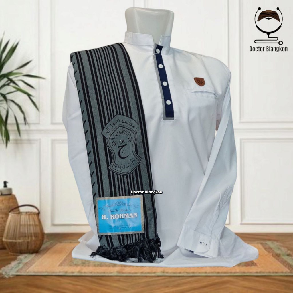 terlaris sorban kashmiri original tebal khusus hitam batik sorban rida premium panjang oleh-oleh