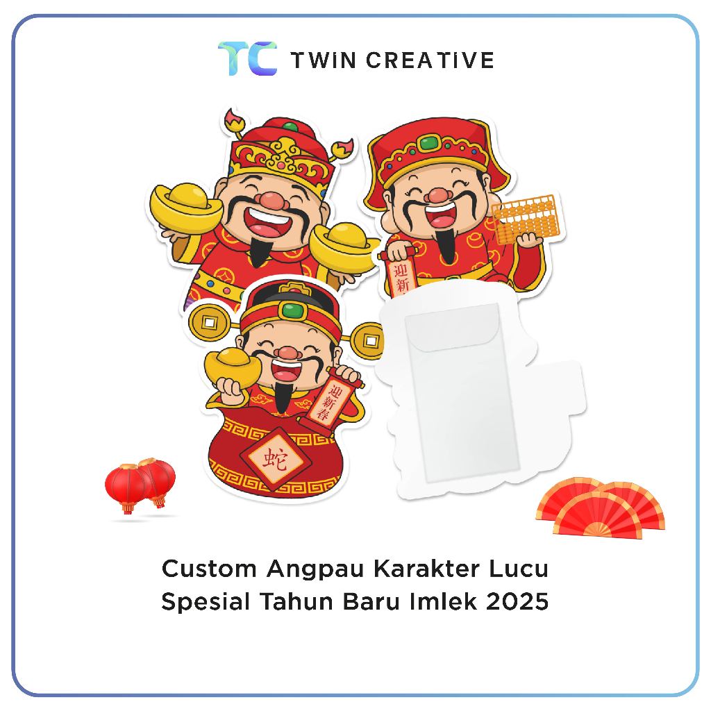 

Custom Angpao Imlek Custom Desain Amplop Tahun Baru Cina 2025 - Angpao Imlek Karakter Lucu