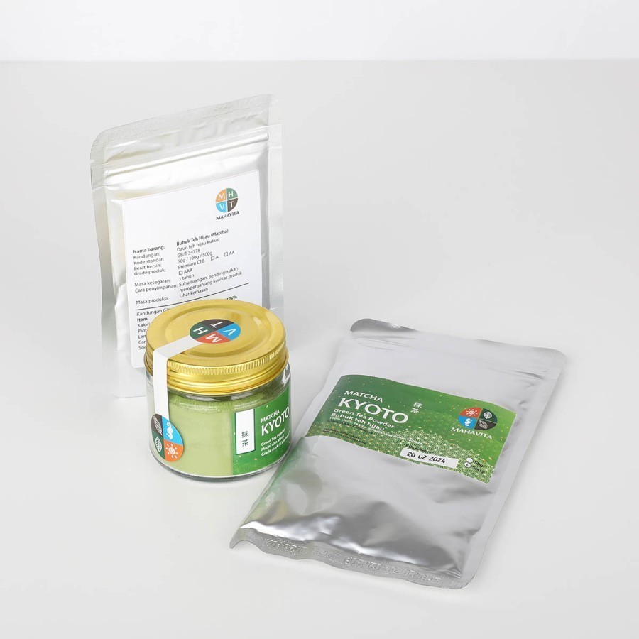 

MAHAVITA Matcha Green Tea Powder Bubuk Teh Jepang Grade KYOTO Ceremony
