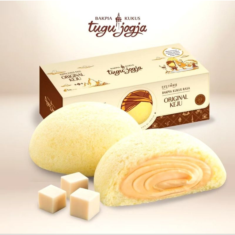 

Bakpia Kukus Tugu Jogja Original Keju - Travel Pack