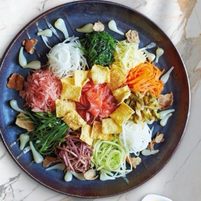 

yu sheng prosperity toss salad imlek