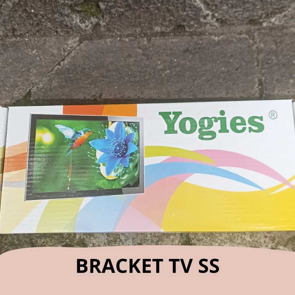 Bracket TV Yogies Bandung SS 10-32 Inch, Max VESA 20x20 cm –TV  LCD/LED Samsung, Politron,xiomi/Brac