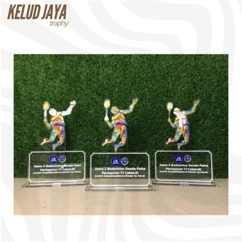 Piala Badminton Akrilik