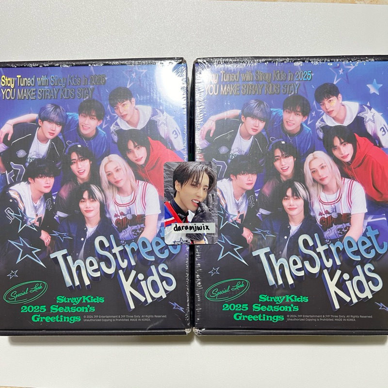 [READY STOCK] stray kids season greetings sg2025 sharing calendar diary keychain skz photocard bang 