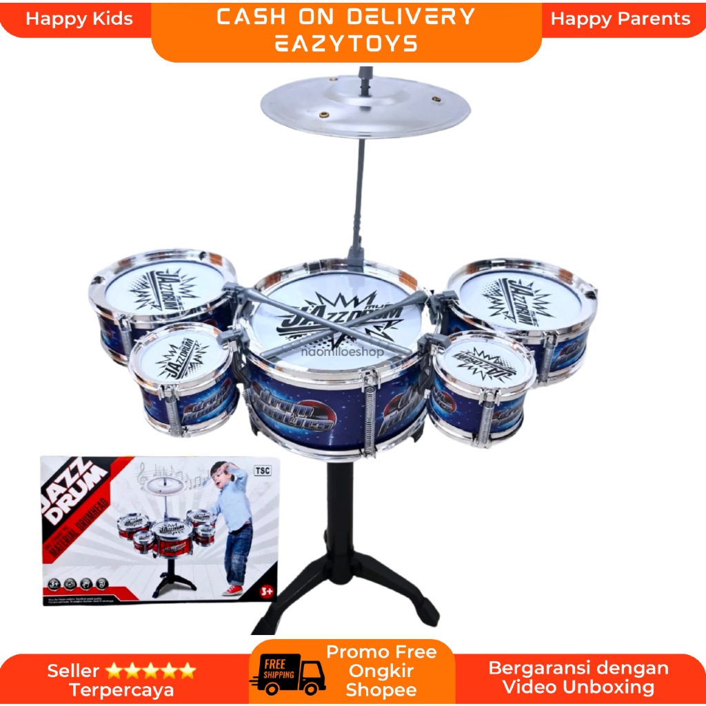 Drum Anak Jazz Drum Set Drumband Anak