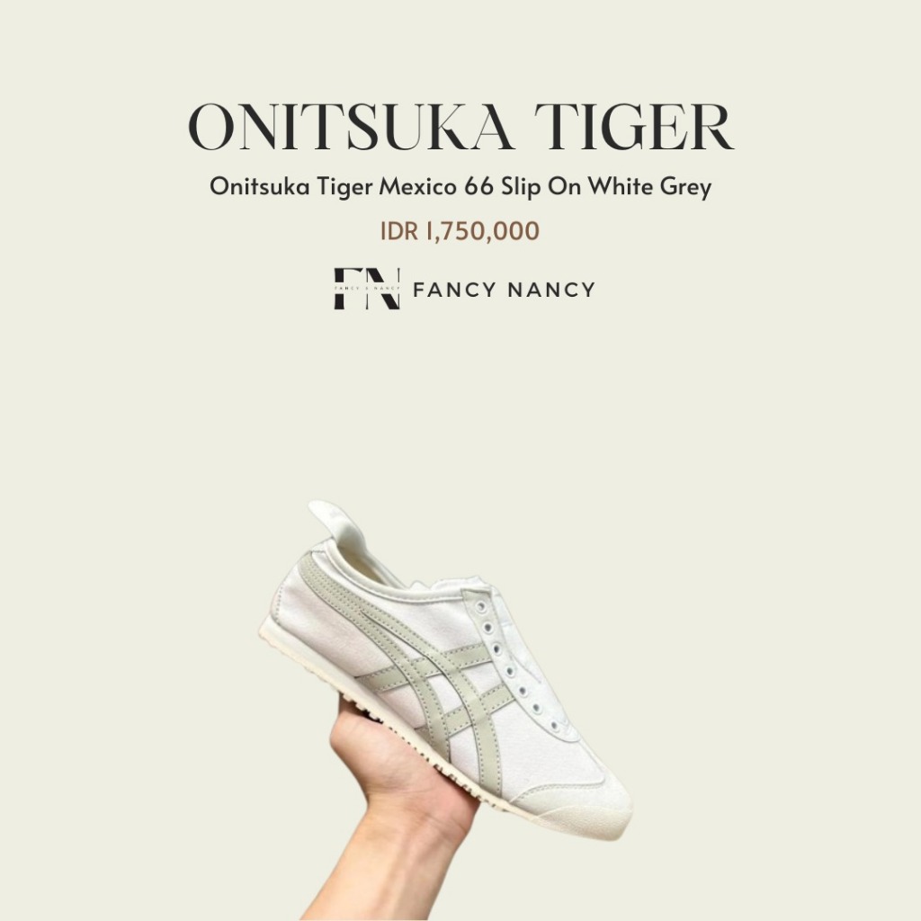 Onitsuka Tiger Mexico 66 Slip On White Grey