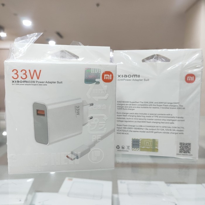Chasan Charger Xiaomi 33W For Charger Poco X3 NFC Pro Redmi Note 9 Pro