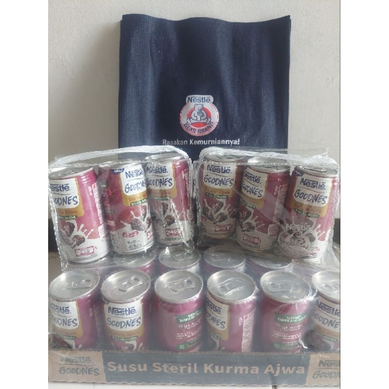 

Susu kurma goodnes nestle,isi 3pcs free tas
