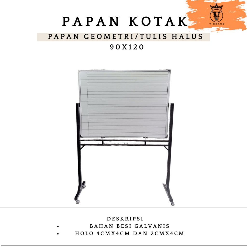 

Papan Kotak Geometri/ Papan Tulis halus 90x120