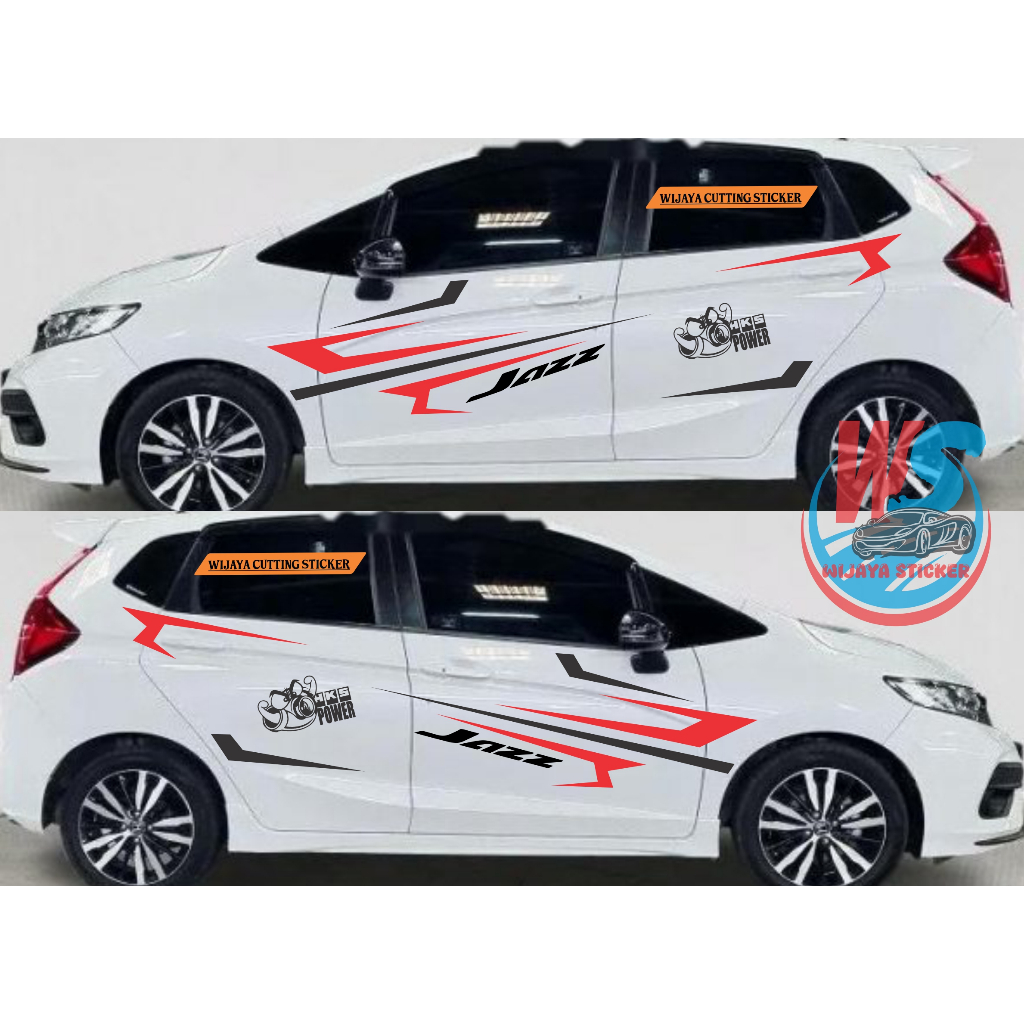 CUTTING STICKER MOBIL HONDA JAZZ STIKER MOBIL BRIO CUTTING STICKER ALL NEW HONDA JAZZ