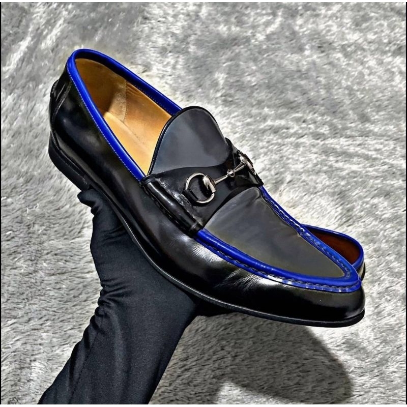 Gucci Black Horsebit Loafers