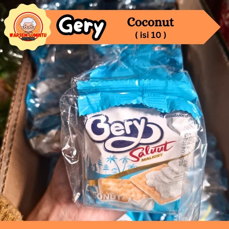 

Gery Saluut Malkist Coconut (Isi 10)