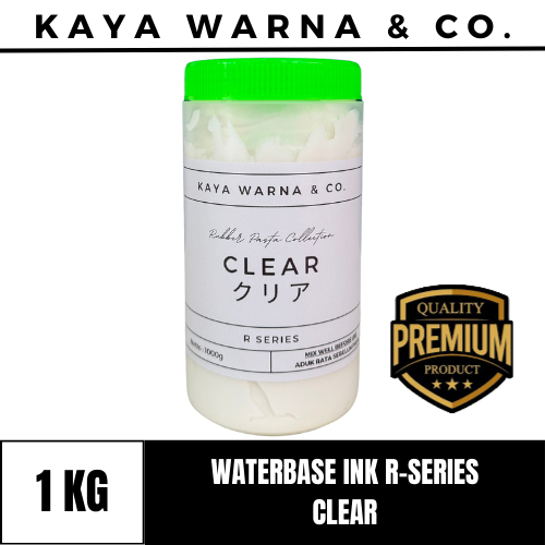 

Tinta Sablon Waterbase Ink CLEAR R-Series KAYA WARNA & CO. (1kg)